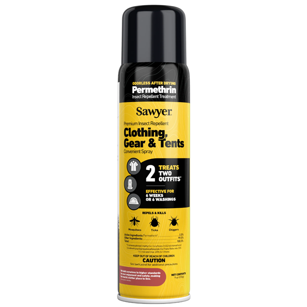 Aerosol can of premium Permethrin insect repellent